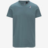 T-shirt unisex verde in cotone con logo