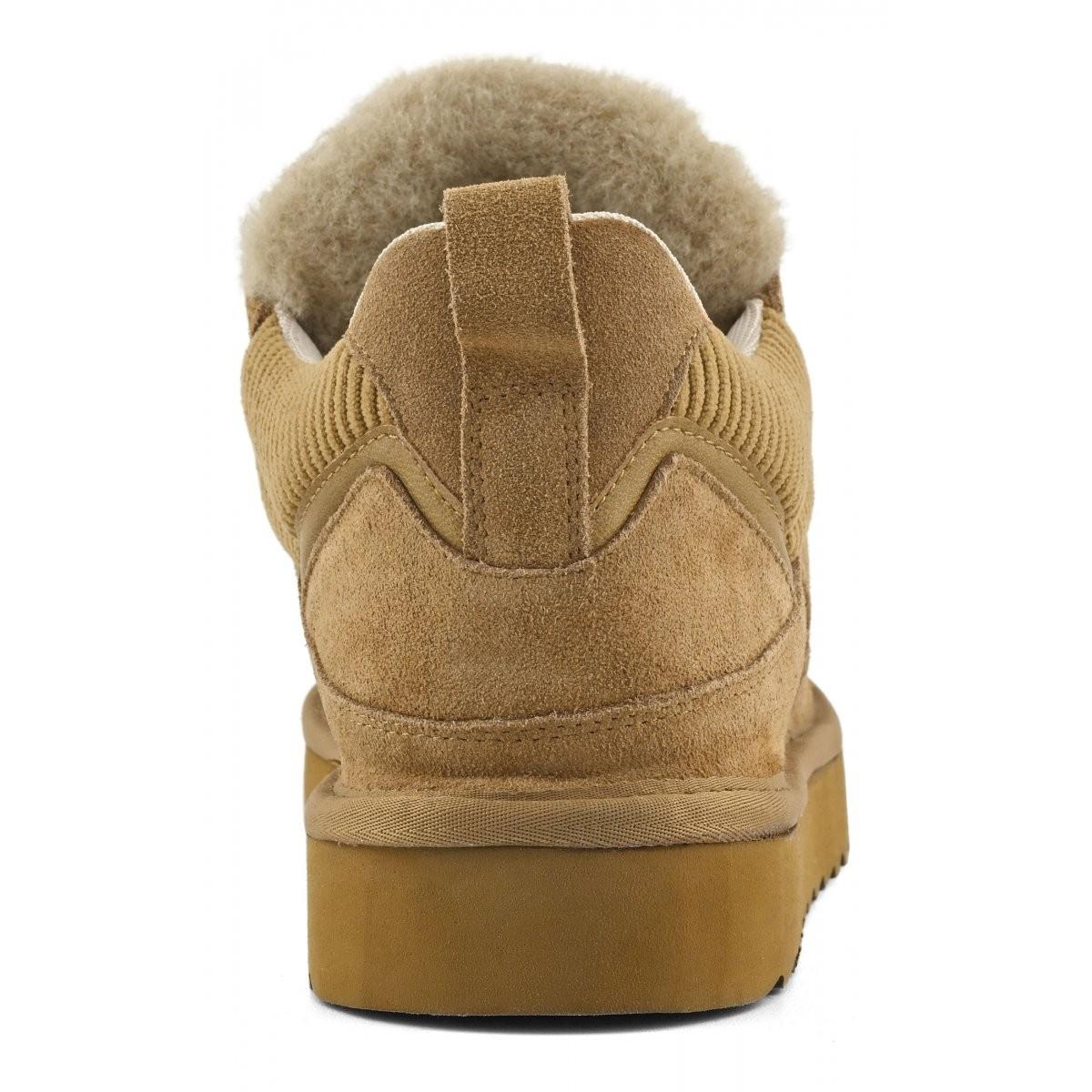 Sneaker in pelle scamosciata con lacci maxi HCYW261 TAN COLORS OF CALIFORNIA 