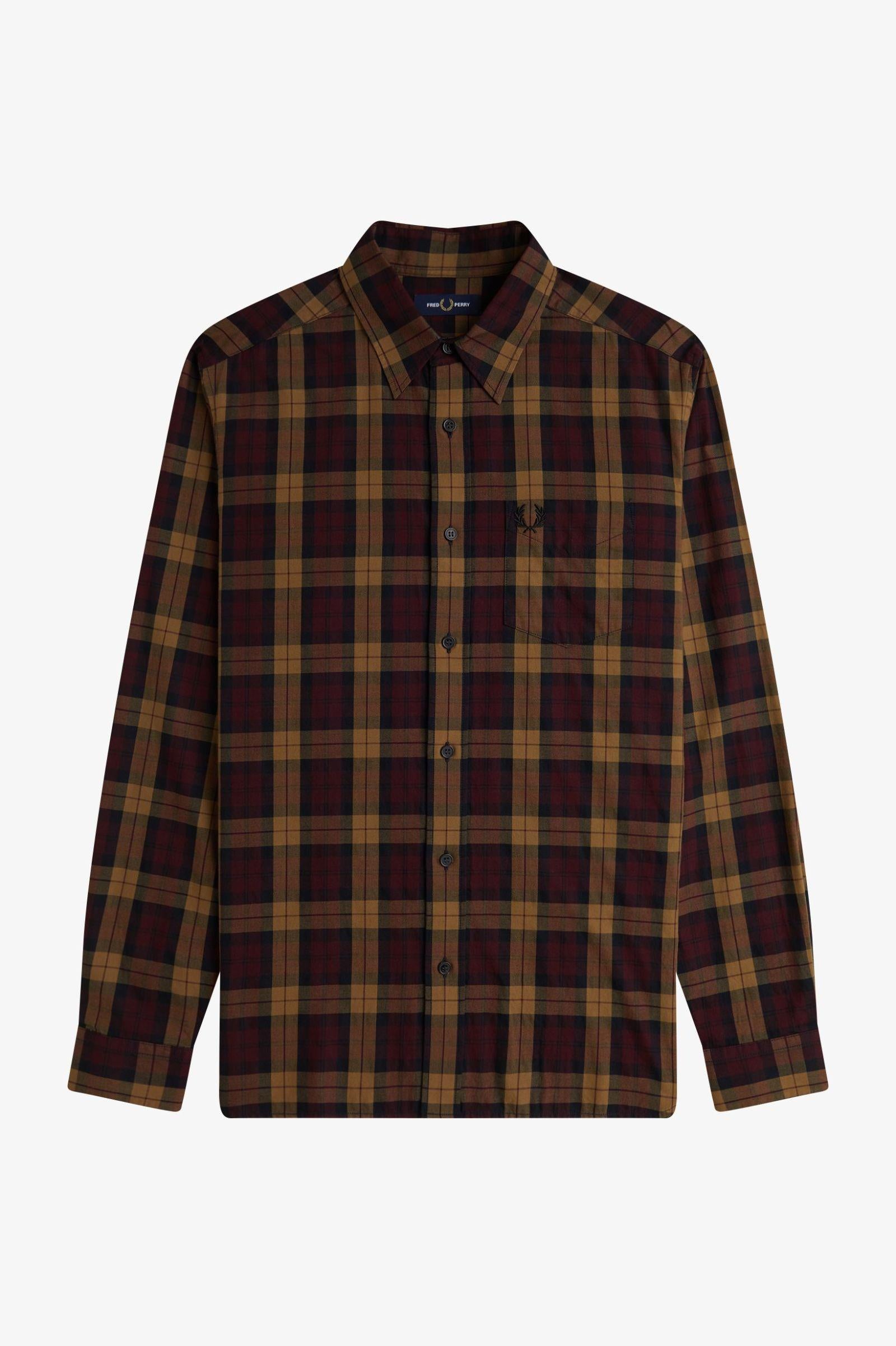 Overshirt in velluto a coste M174255 597 FRED PERRY 