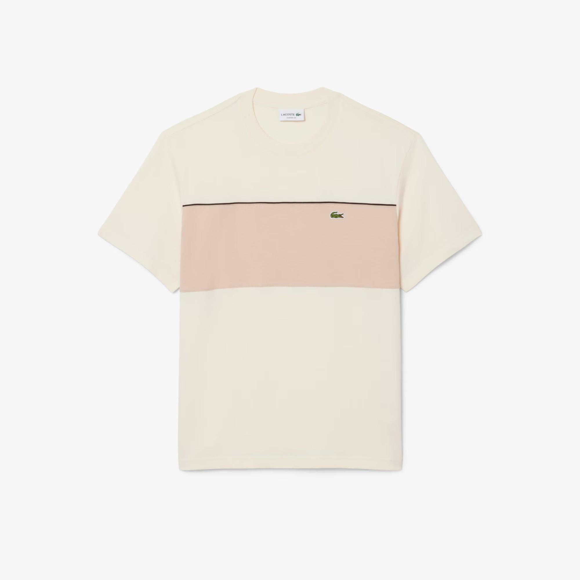 T-shirt in cotone color block TH0896 3RR LACOSTE 