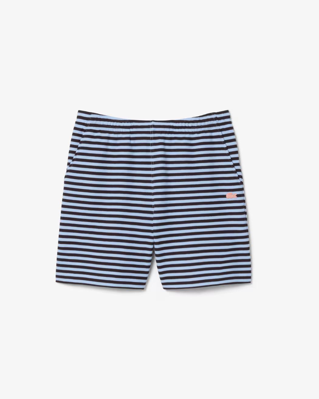 Shorts regular fit in cotone a righe GH2198 4I3 LACOSTE 