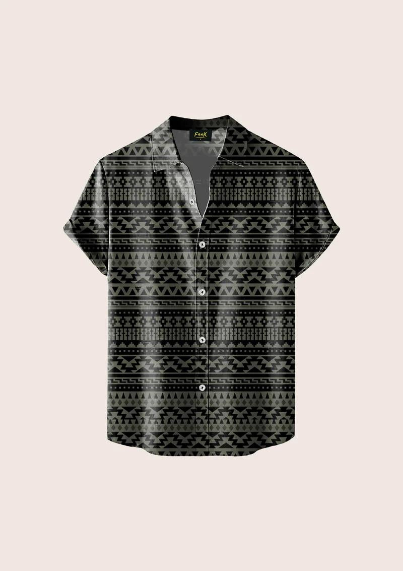 Camicia fantasia M02CP60X 08 F**K 