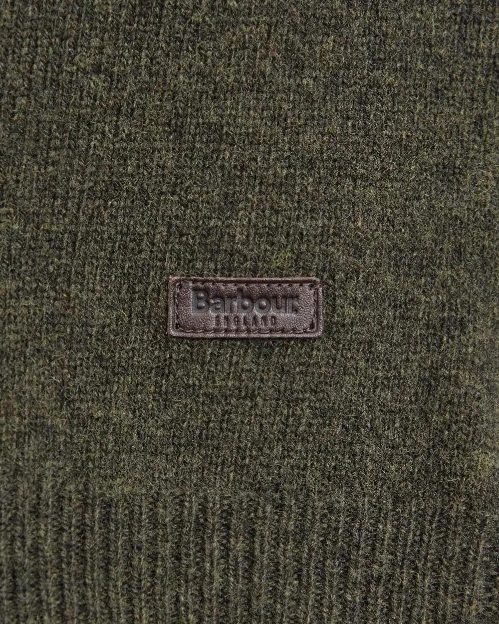 Felpa con toppa sul gomito Essential MKN0585 GN73 BARBOUR 