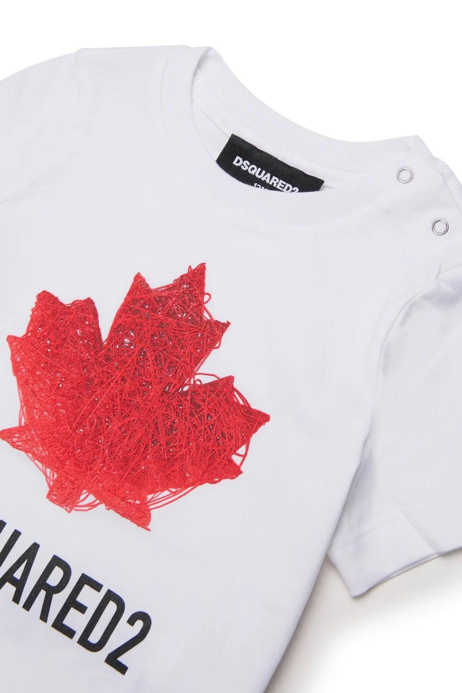T-shirt con logo DQ3278D00XM DQ100 DSQUARED2 