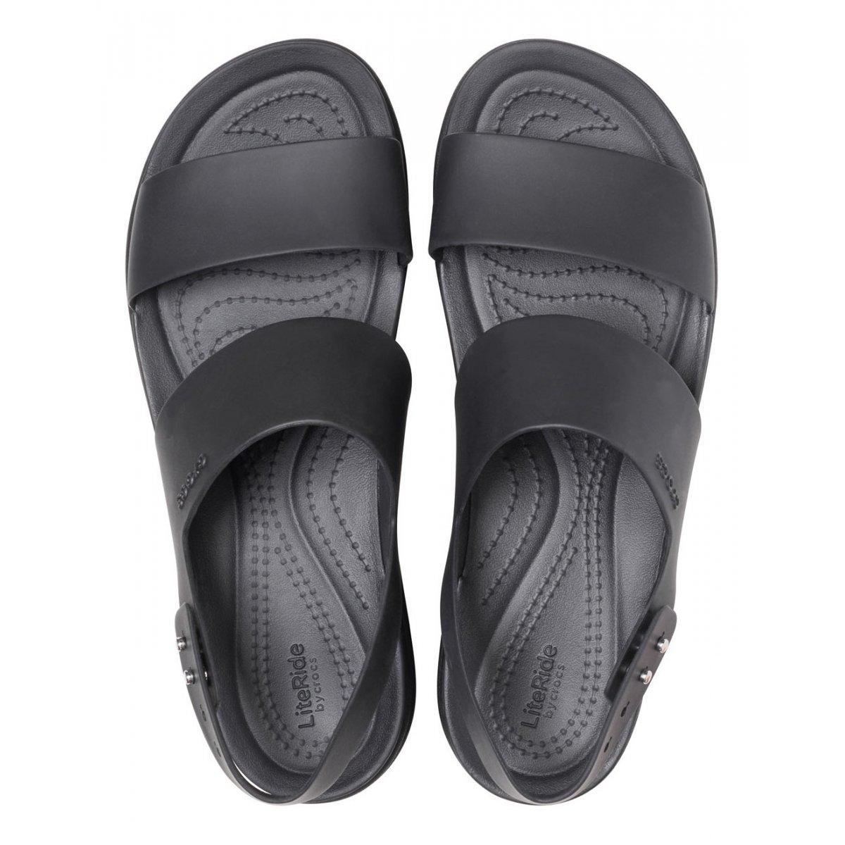 Brooklyn Low Wedge Donna Black CR206453 BKBK CROCS 