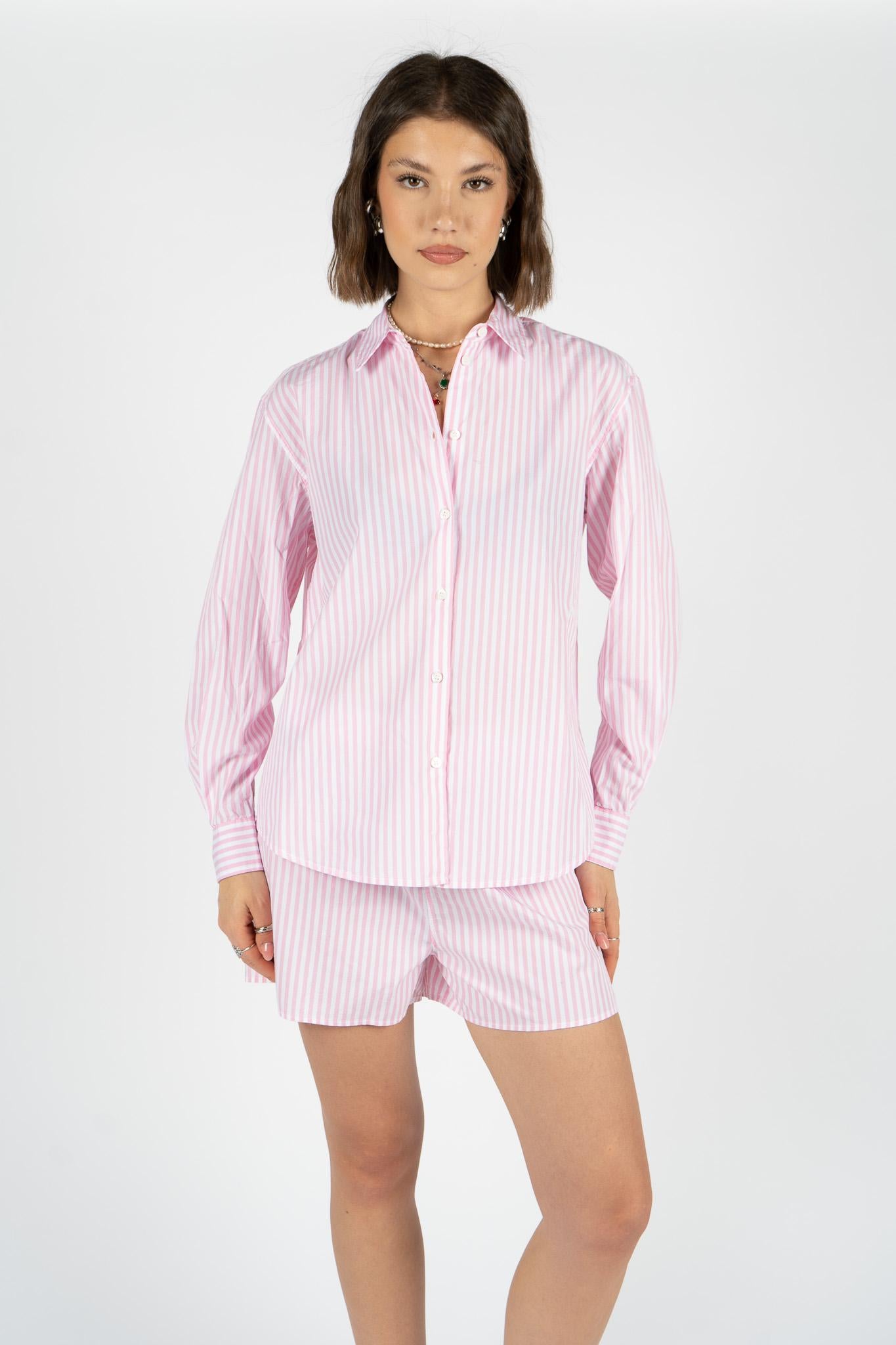 Camicia Meredith con ricamo MDH001 00723L MC2 SAINT BARTH 