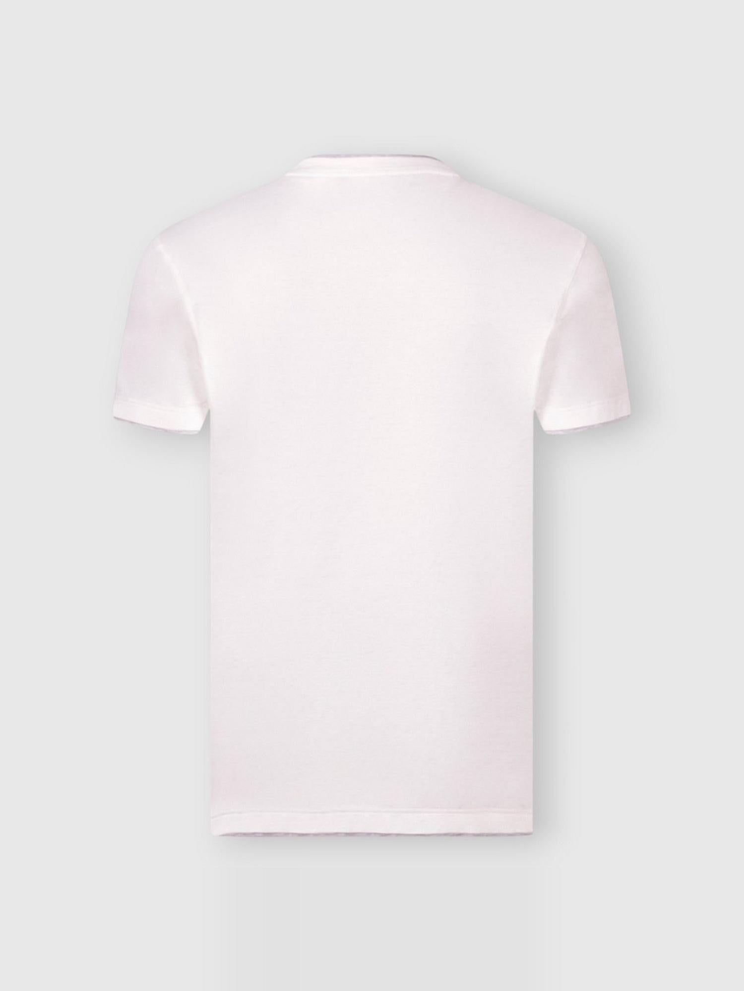 T-shirt con profili a contrasto 60123/73710 005 GRAN SASSO 