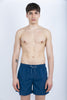 Costume da bagno corto vita elasticata Crinkled navy