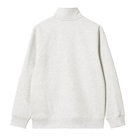 Chase Neck Zip Sweatshirt ash heather I033665 00JXX CARHARTT WIP 