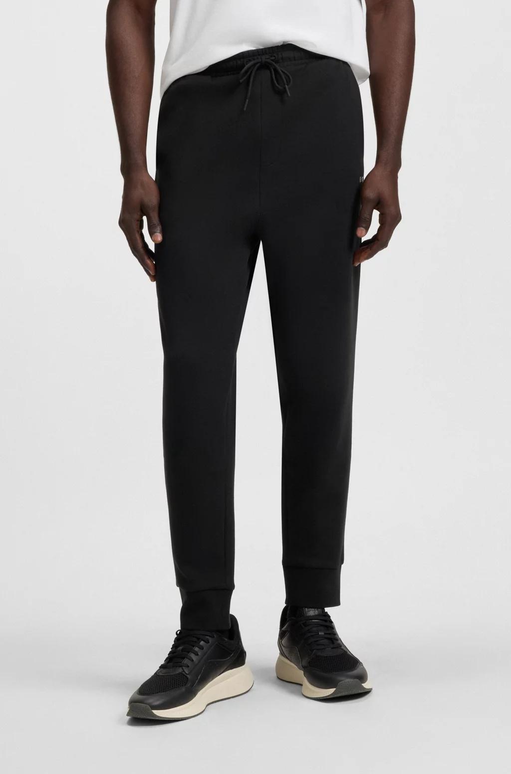Pantaloni della tuta in cotone elasticizzato con logo stampato 50506141 001 BOSS 