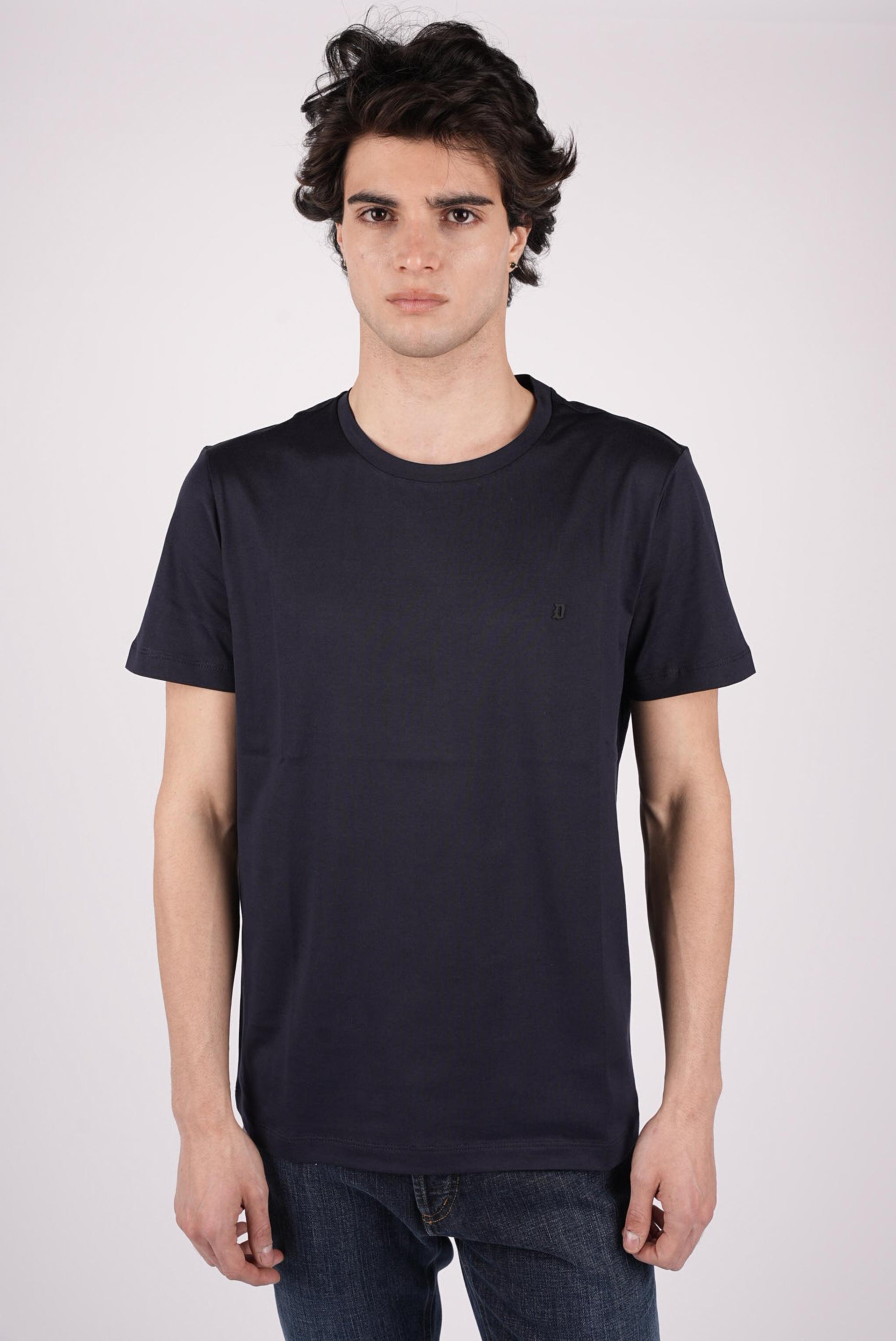 T-shirt girocollo regular in jersey US198JF0271UZL4 890 DONDUP 