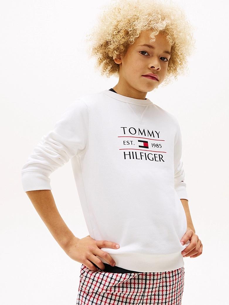 Felpa con logo KB0KB09569T YBR TOMMY HILFIGER 