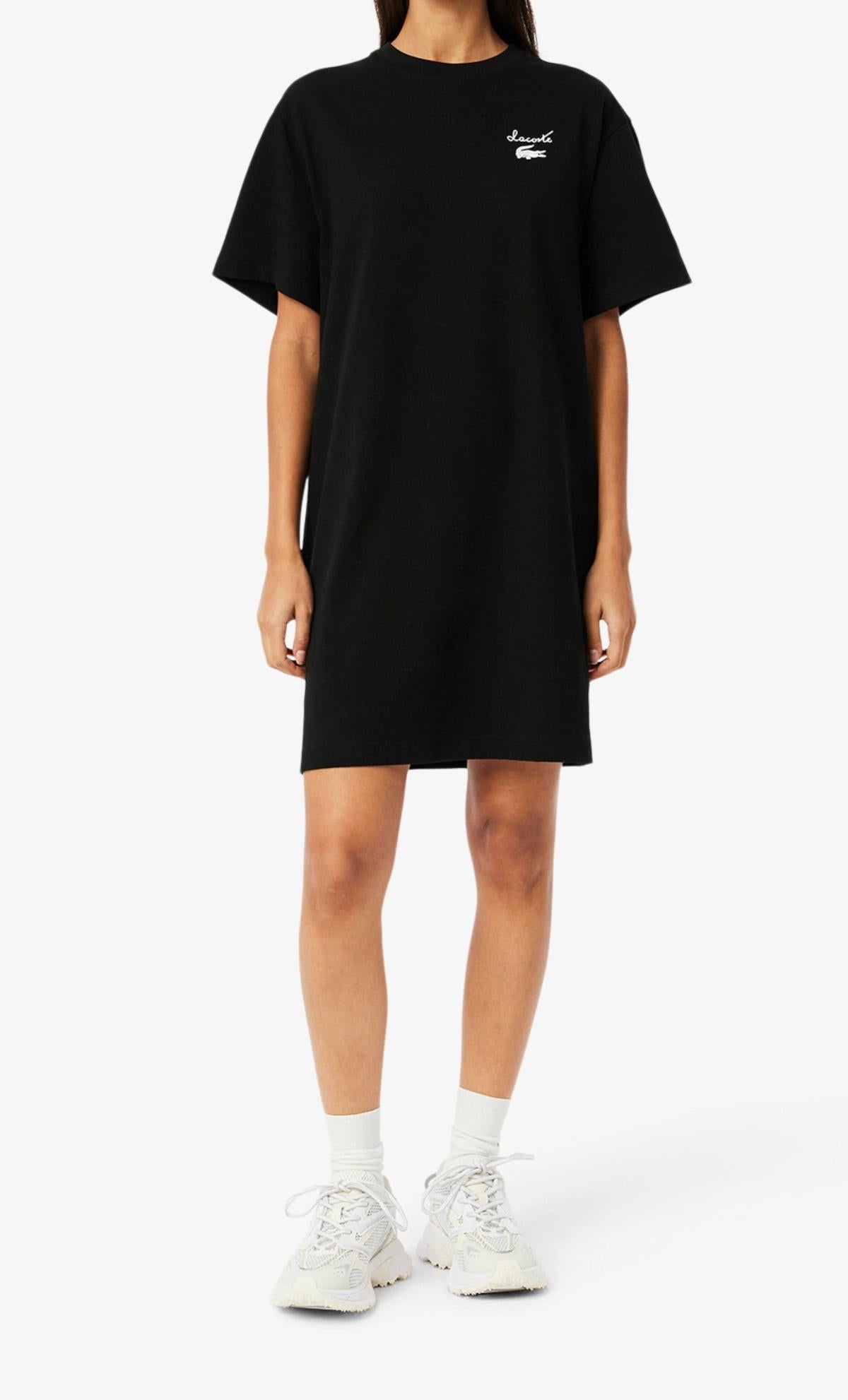 Abito t-shirt oversize EF9573 031 LACOSTE 