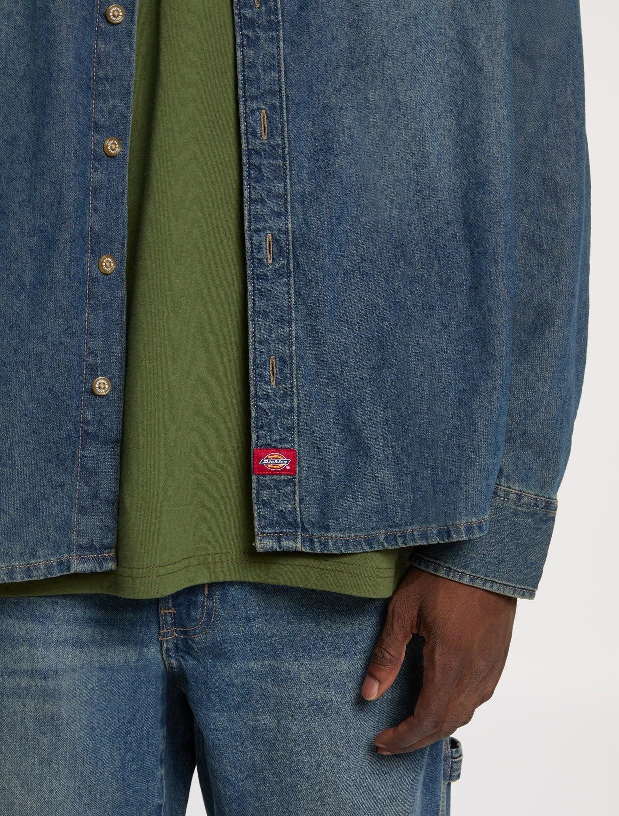 Camicia leggera in denim a maniche lunghe DK0A88GY L231 DICKIES 