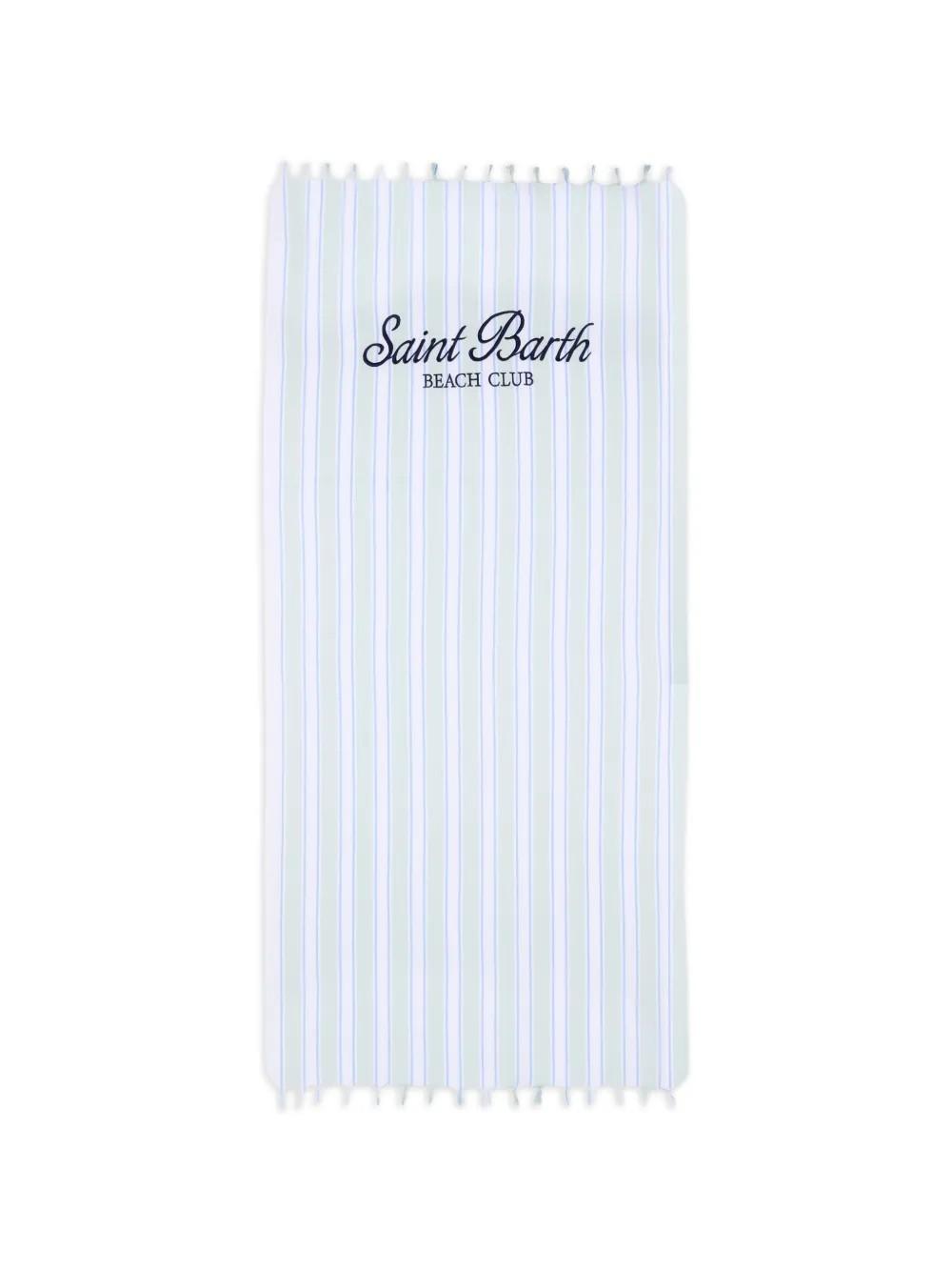 Telo mare a righe con frange FOUL002 00937L MC2 SAINT BARTH 