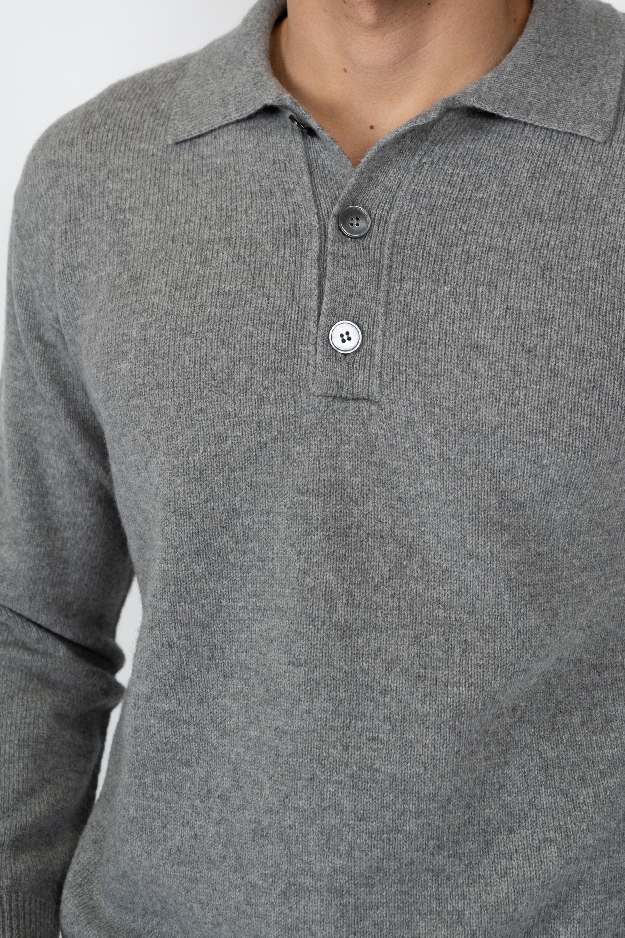 Maglione con colletto e bottoni B9F0032 FU93M AMARANTO 