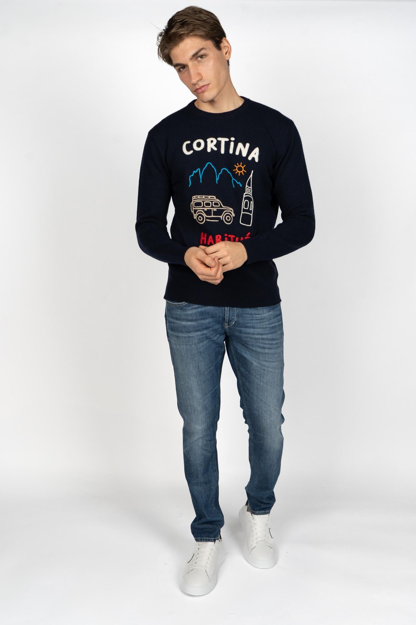 Maglione in misto cashmere Heron Cortina HER0001 00879I MC2 SAINT BARTH 