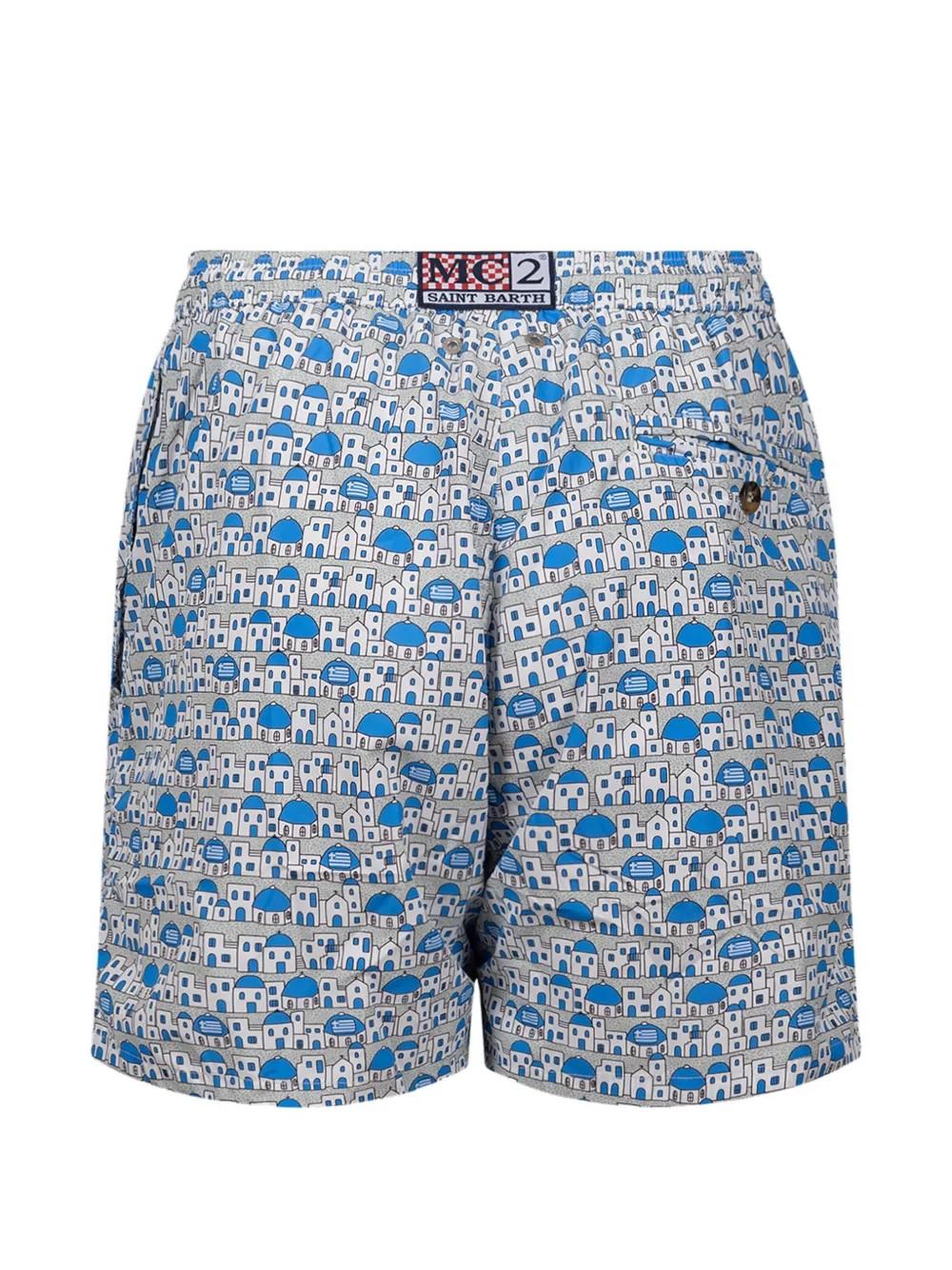 Costume da bagno con stampa grafica LIG0003 01574L MC2 SAINT BARTH 