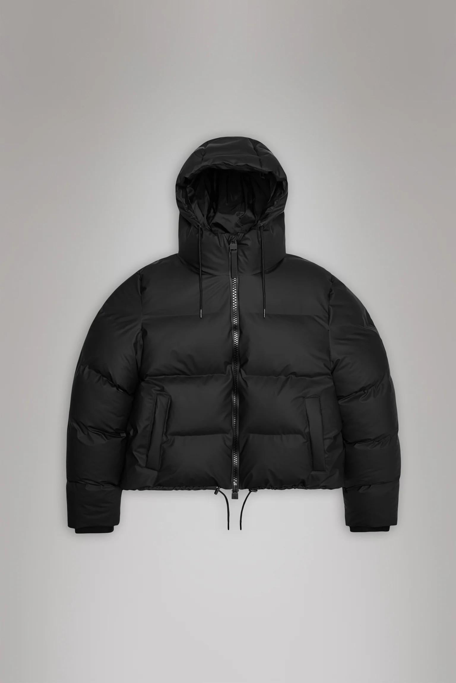 Alta Short Puffer Jacket RA15150 BLA RAINS 
