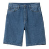 Landon Short blu heavy stone wash
