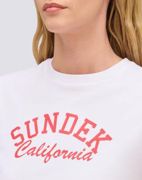 T-shirt cropped W748TEJS000 00601 SUNDEK 
