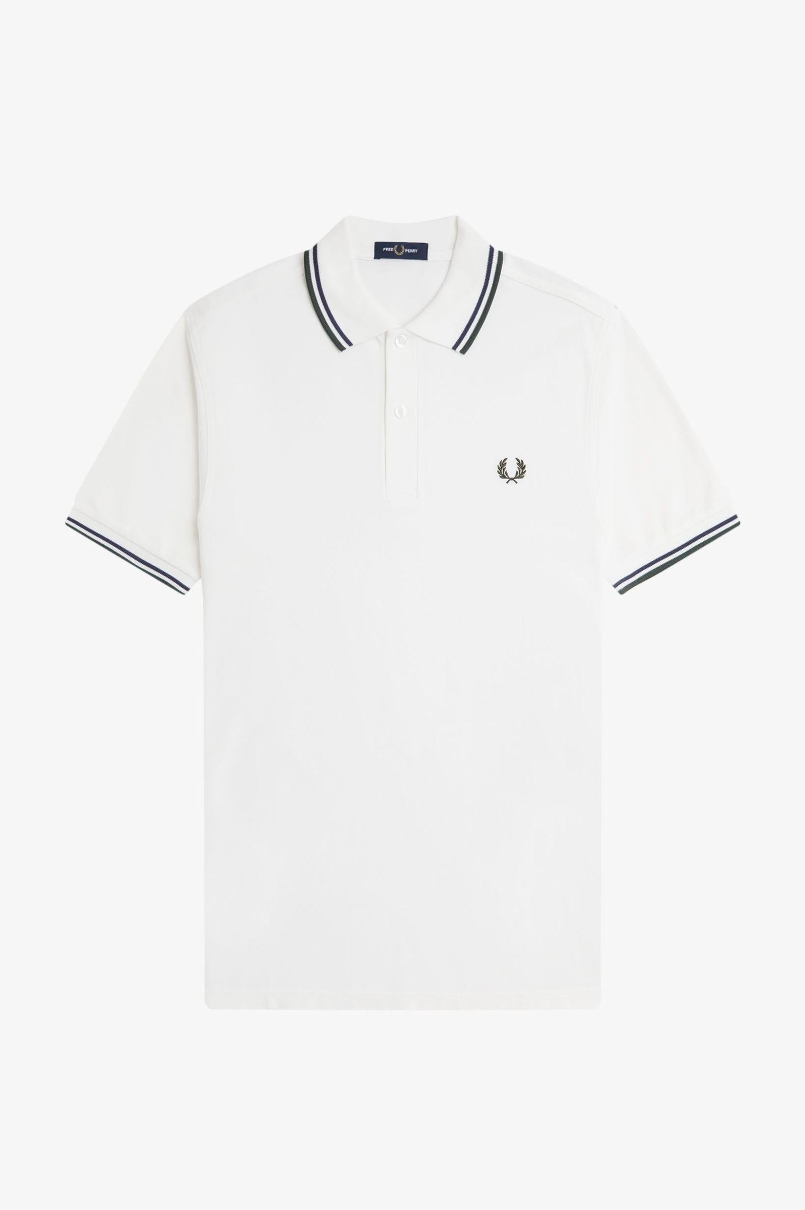 Polo pique' con doppia riga M360053 Y23 FRED PERRY 