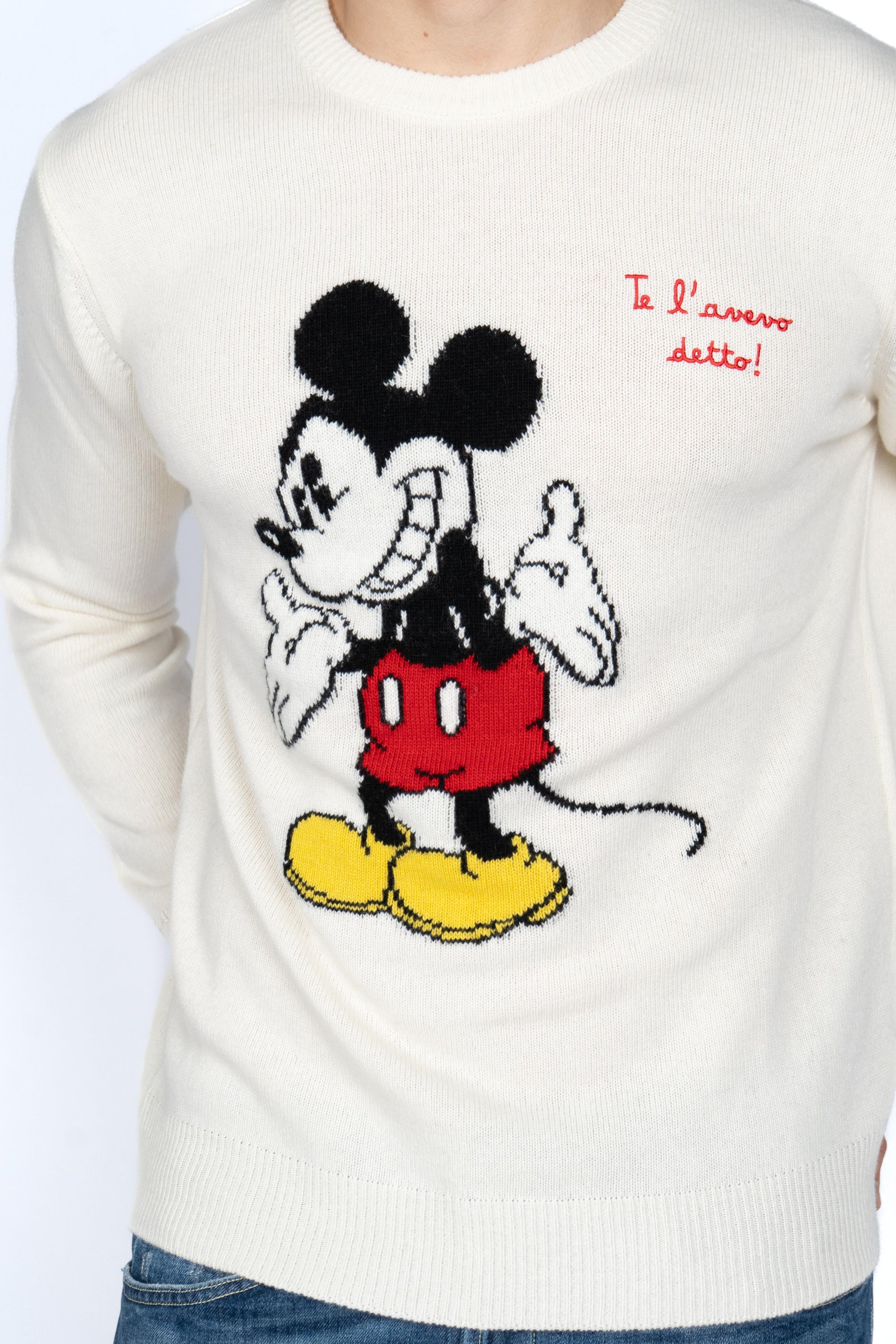 Maglione in misto cashmere Heron Mickey Mouse HER0001 00411I MC2 SAINT BARTH 