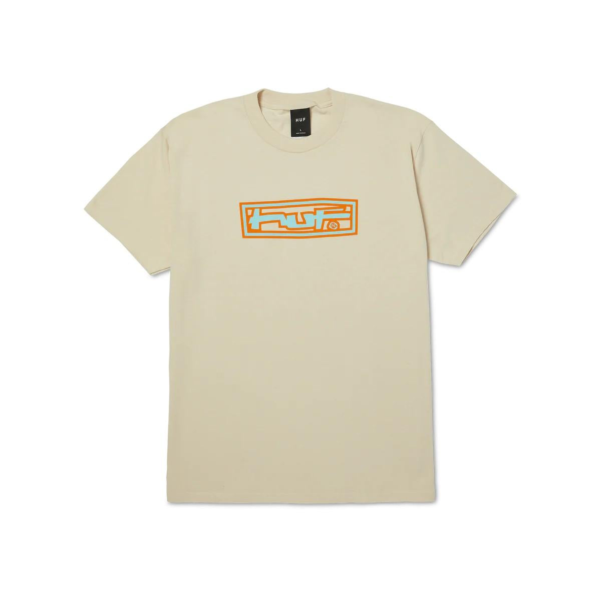 Stretch T-Shirt TS02513 CREAM HUF 