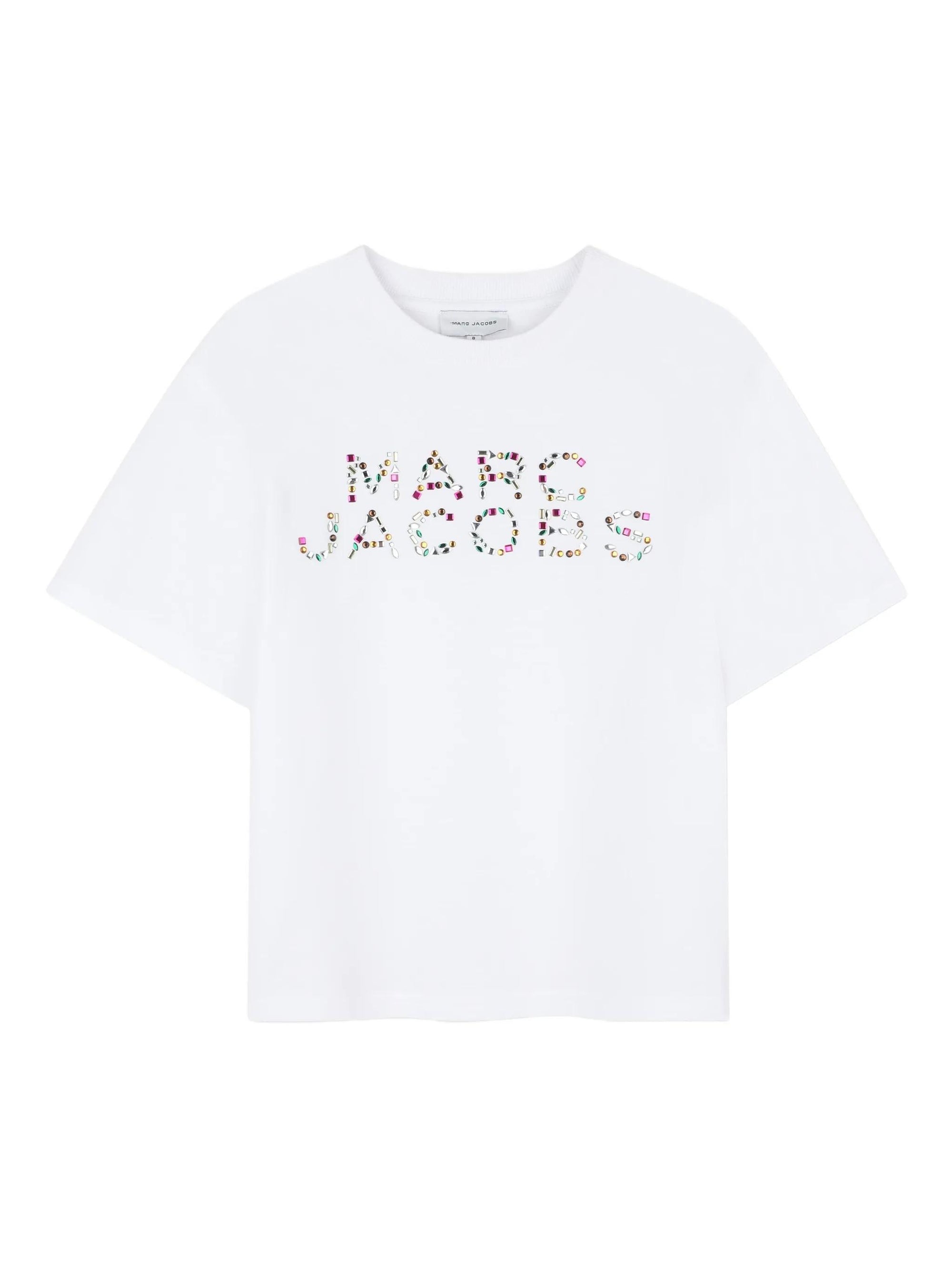T-shirt decorata con logo W60746 10PA MARC JACOBS 