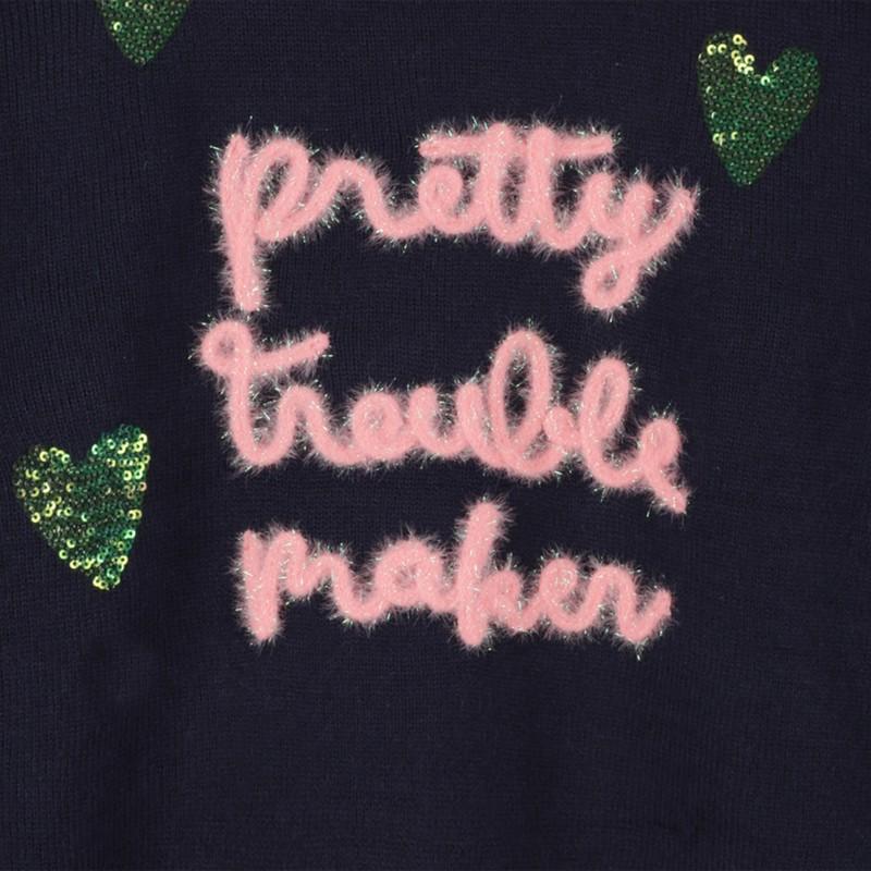 Maglione lavorato a maglia fine U21378 85T BILLIEBLUSH 