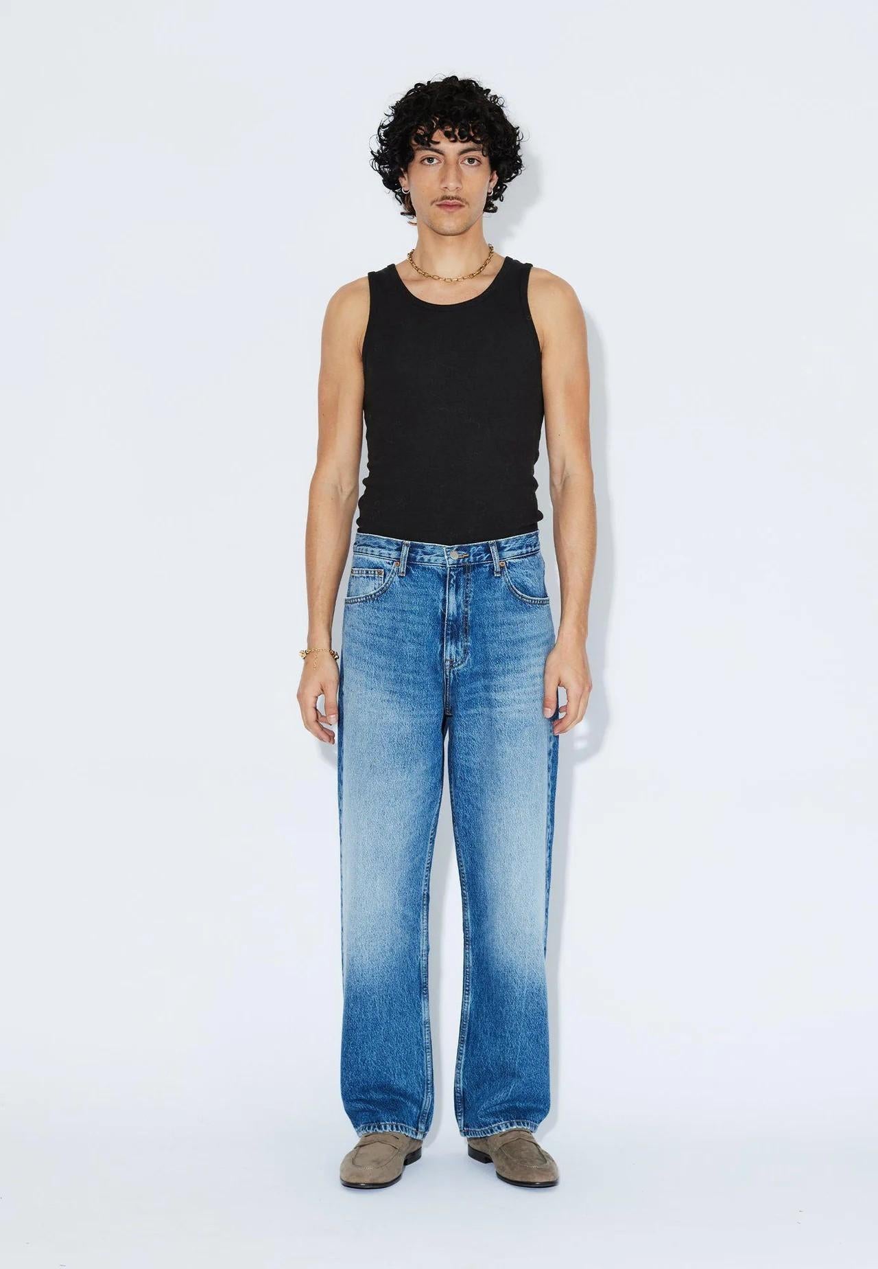 Omar - Stream Mid Fade 2110102 L90 DR. DENIM 