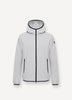 Giacca in softshell con cappuccio