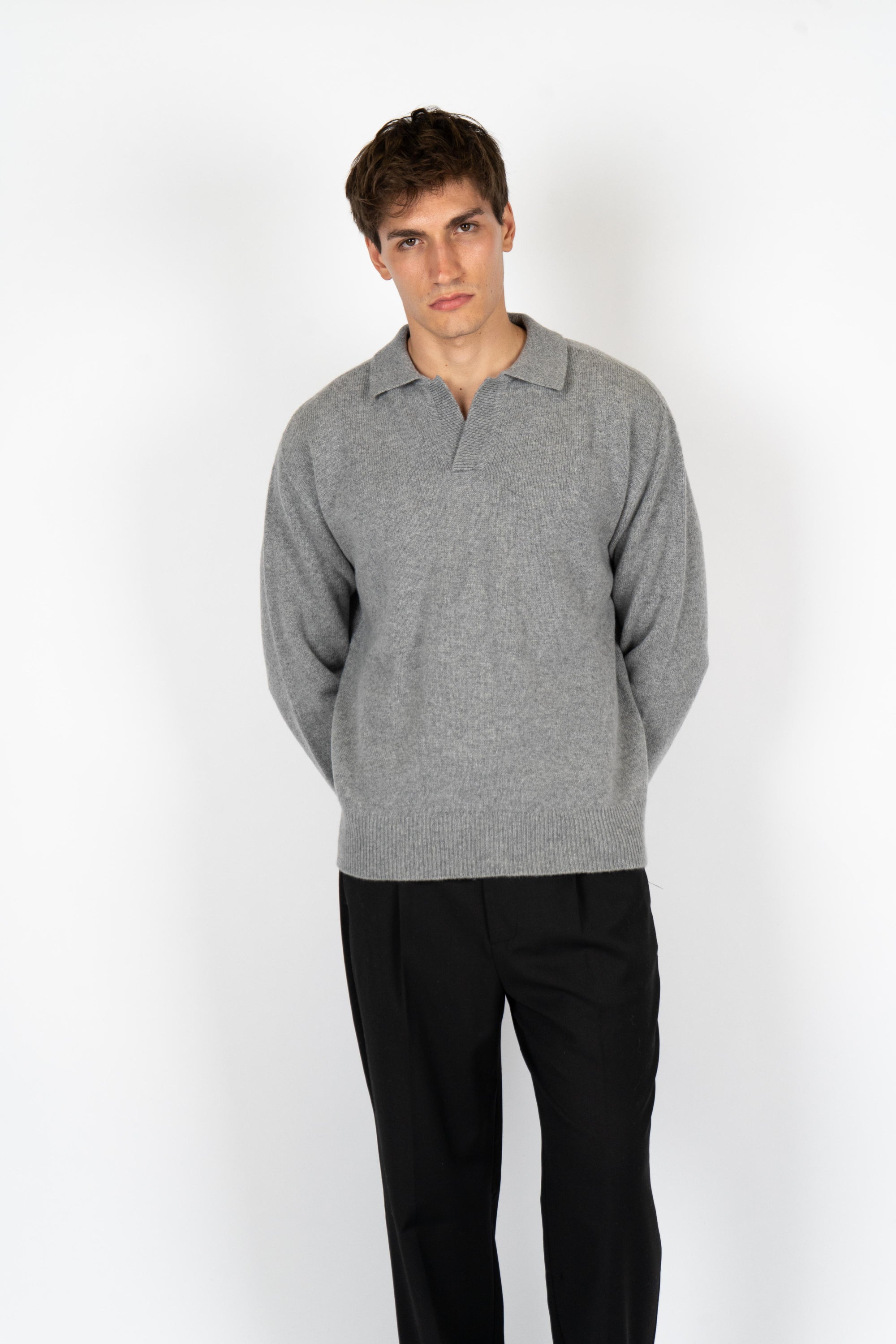 Maglioncino polo B9F0009 FU93M AMARANTO 