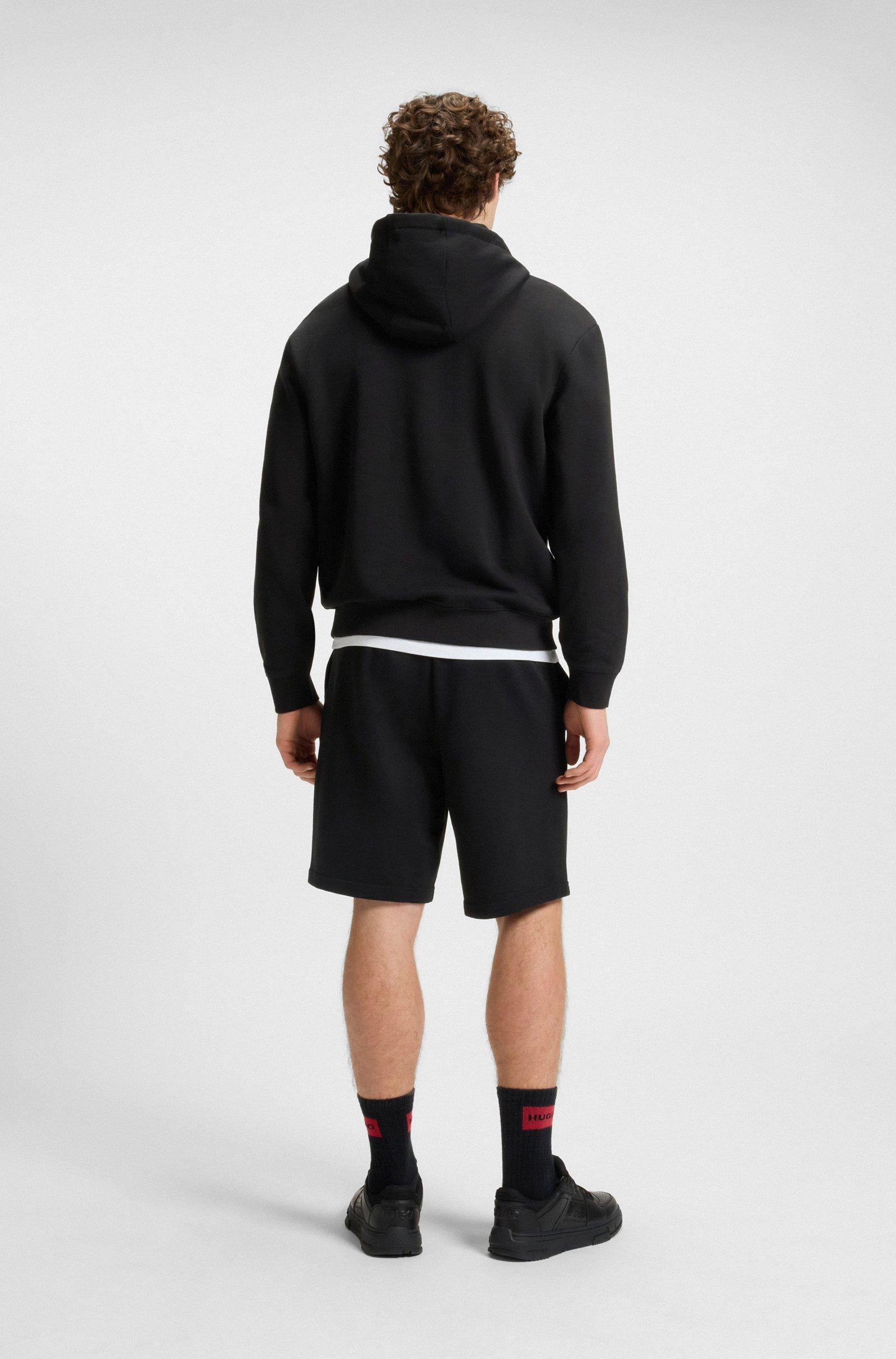 Bermuda relaxed fit in terry di cotone con logo stampato 50530696 001 HUGO 