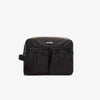 Beauty Case da viaggio unisex nero con design impermeabile