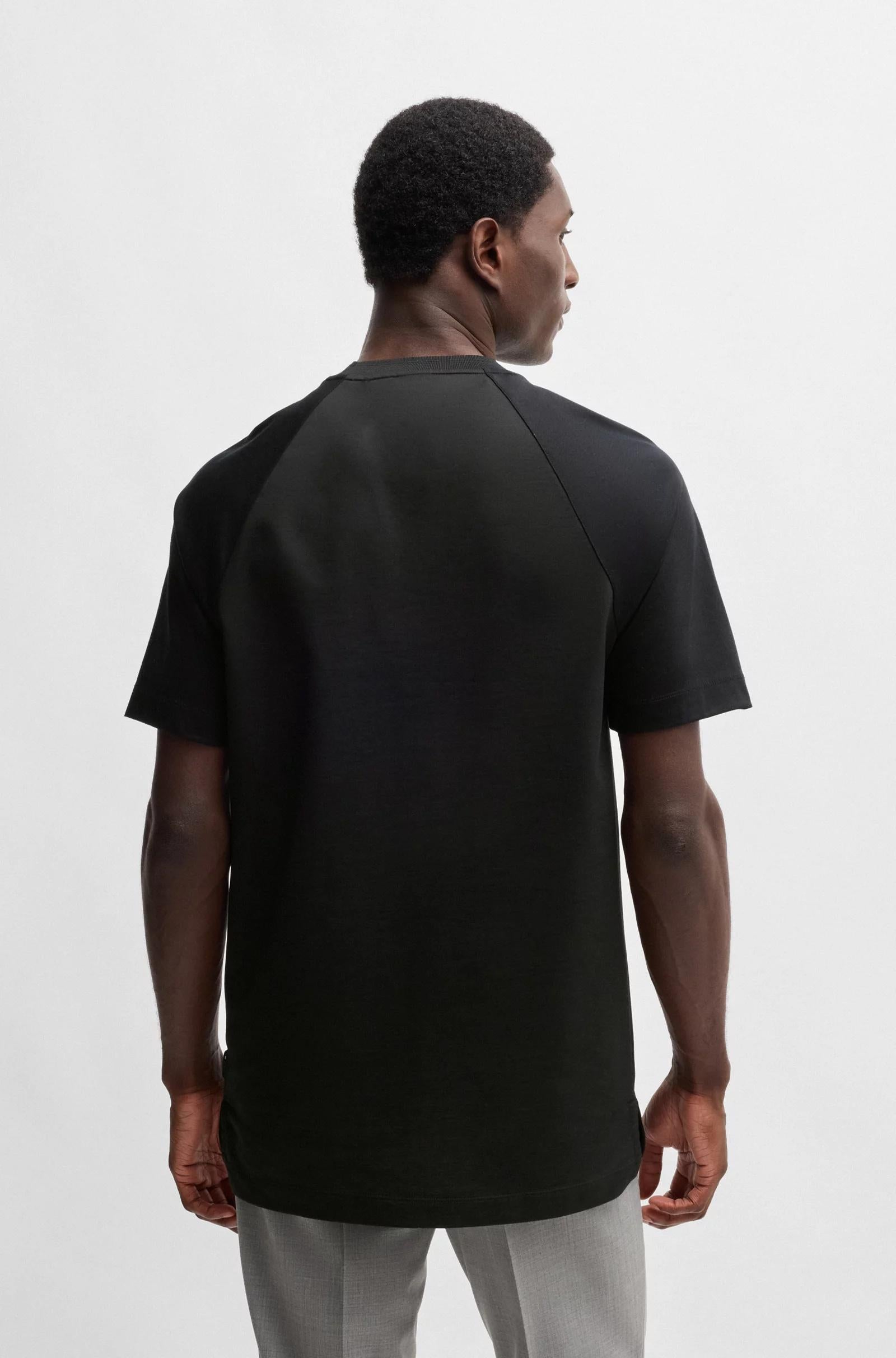 T-shirt regular fit con corpo strutturato 50531962 001 BOSS 