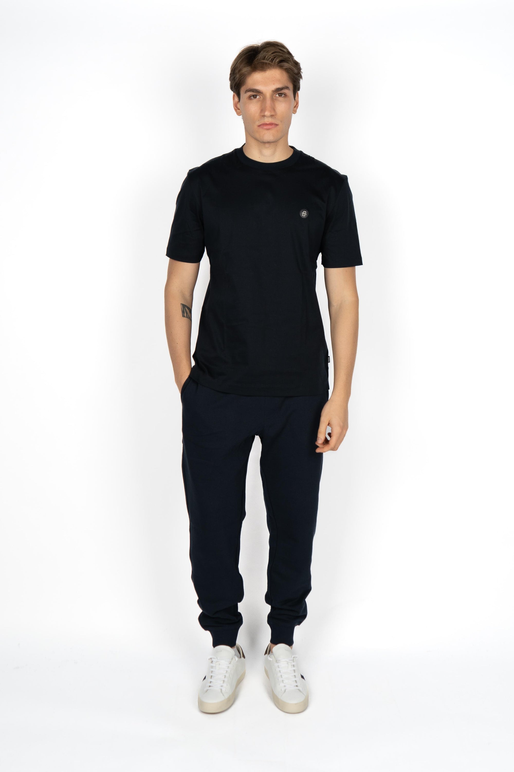 Pantaloni di tuta con logo Boss 50533392 404 BOSS 