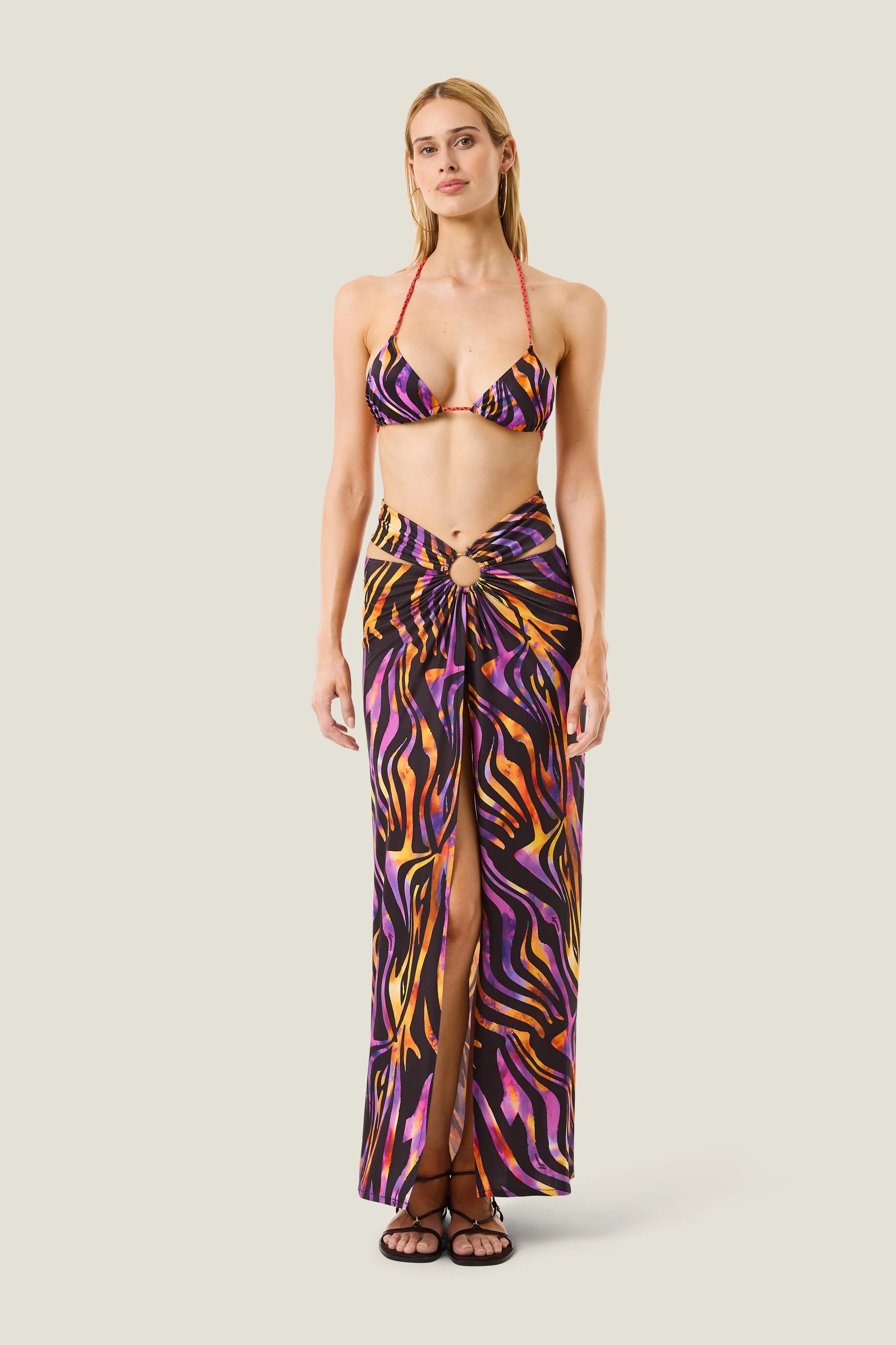 Gonna lunga hypnotic zebra 126WRWGO5926 200 4GIVENESS 