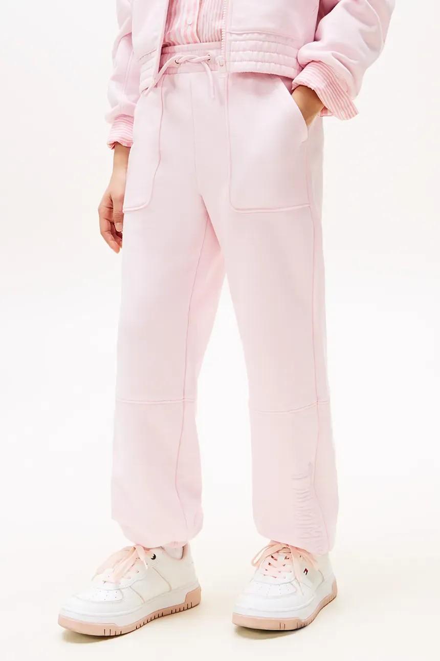 Joggers relaxed fit con logo in rilievo KG0KG08674T TOG TOMMY HILFIGER 