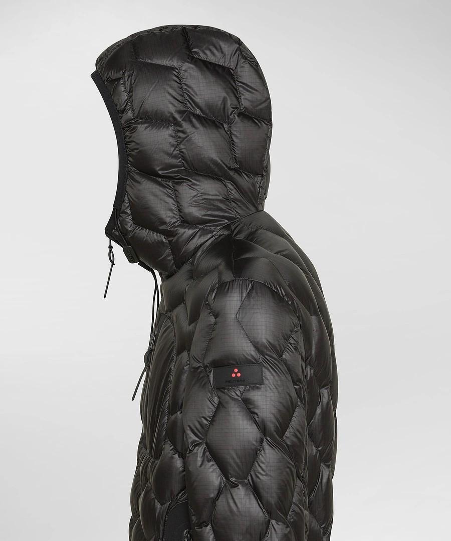 Piumino con trapunta geometrica weiwei kj bmat PEU5205 NER PEUTEREY 