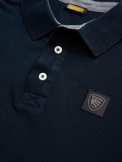 Polo piquet 25SBLUT02309 888 BLAUER 
