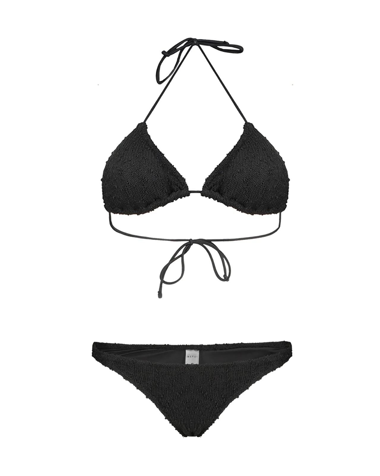 Bikini triangolo americano nero MF26SW0414 BK ME FUI 
