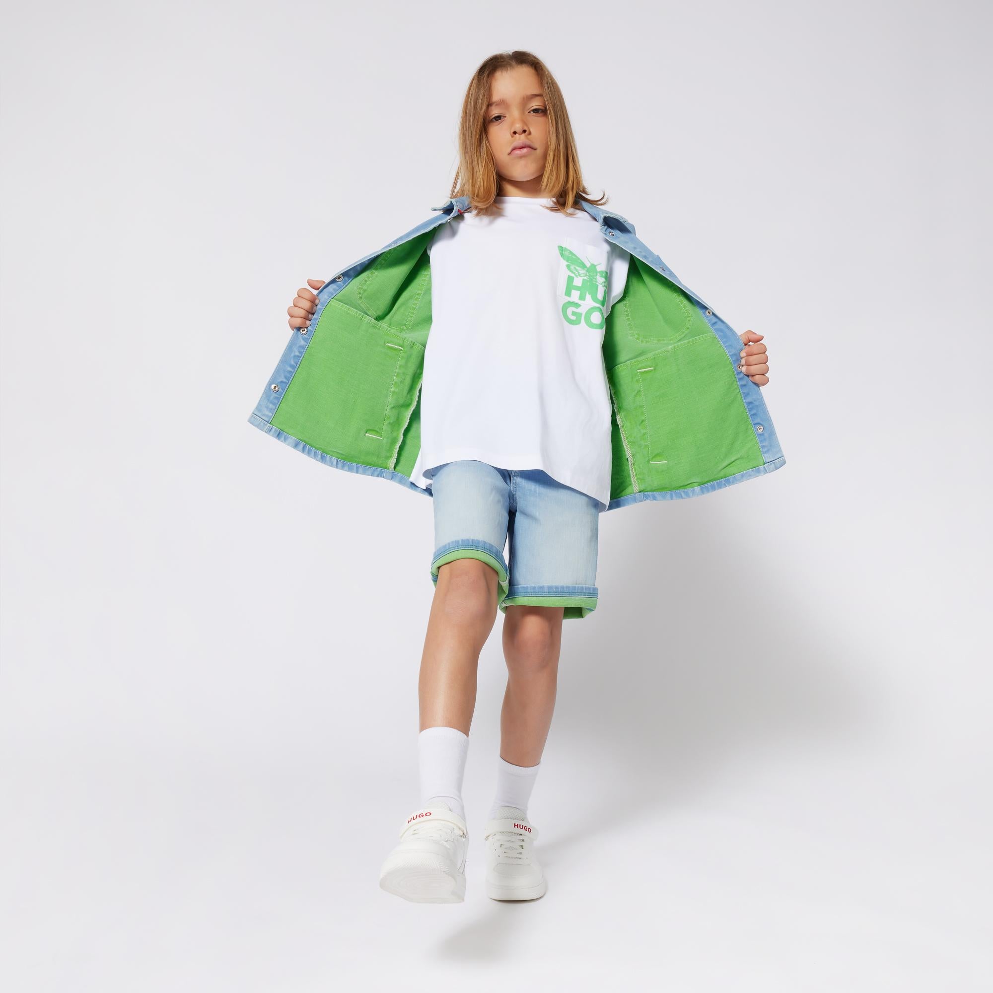 Shorts in denim G00373 Z74A HUGO 