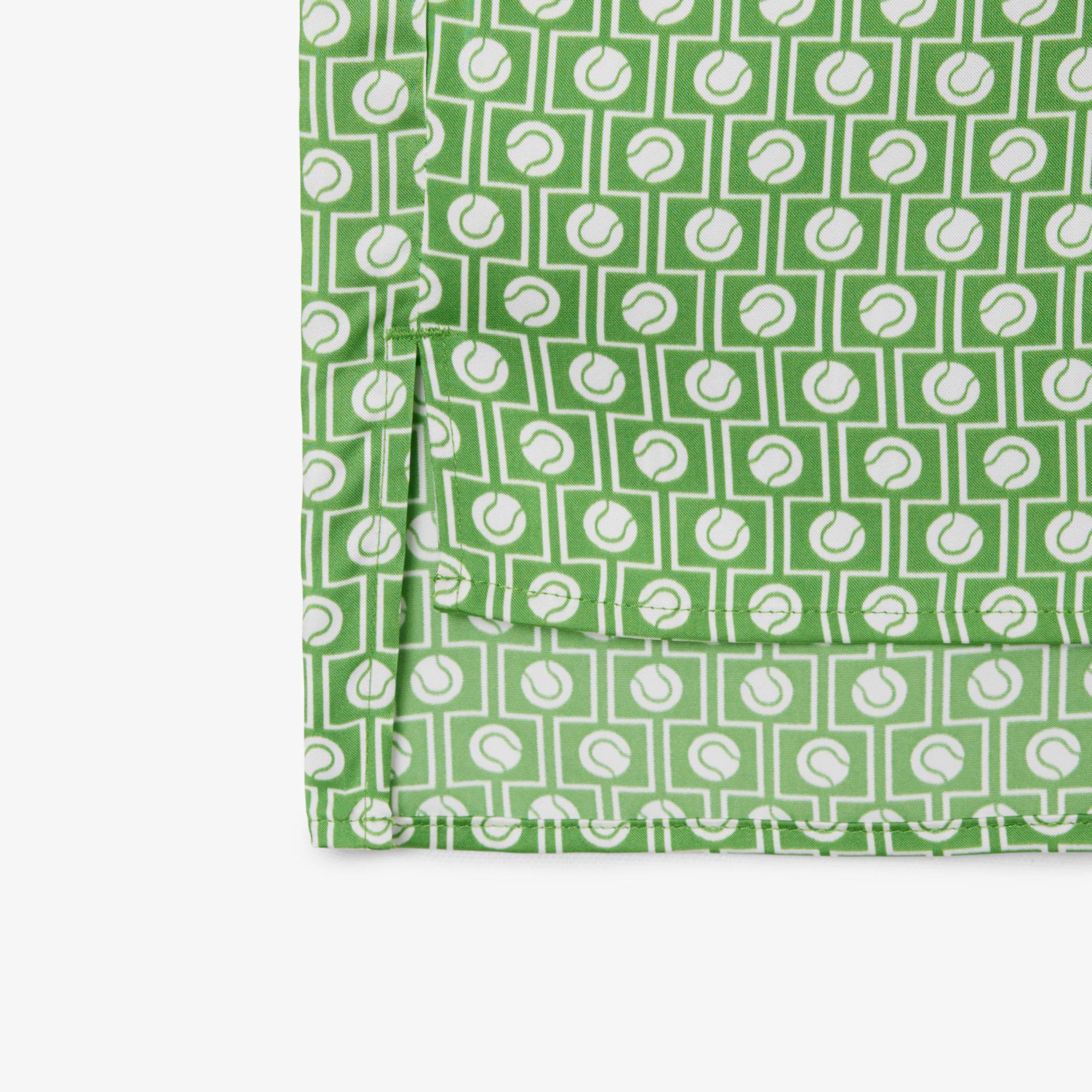 Camicia regular fit con collo annodato staccabile CF2626 4SI LACOSTE 