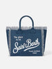 Borsa a spalla Vanity in canvas di cotone