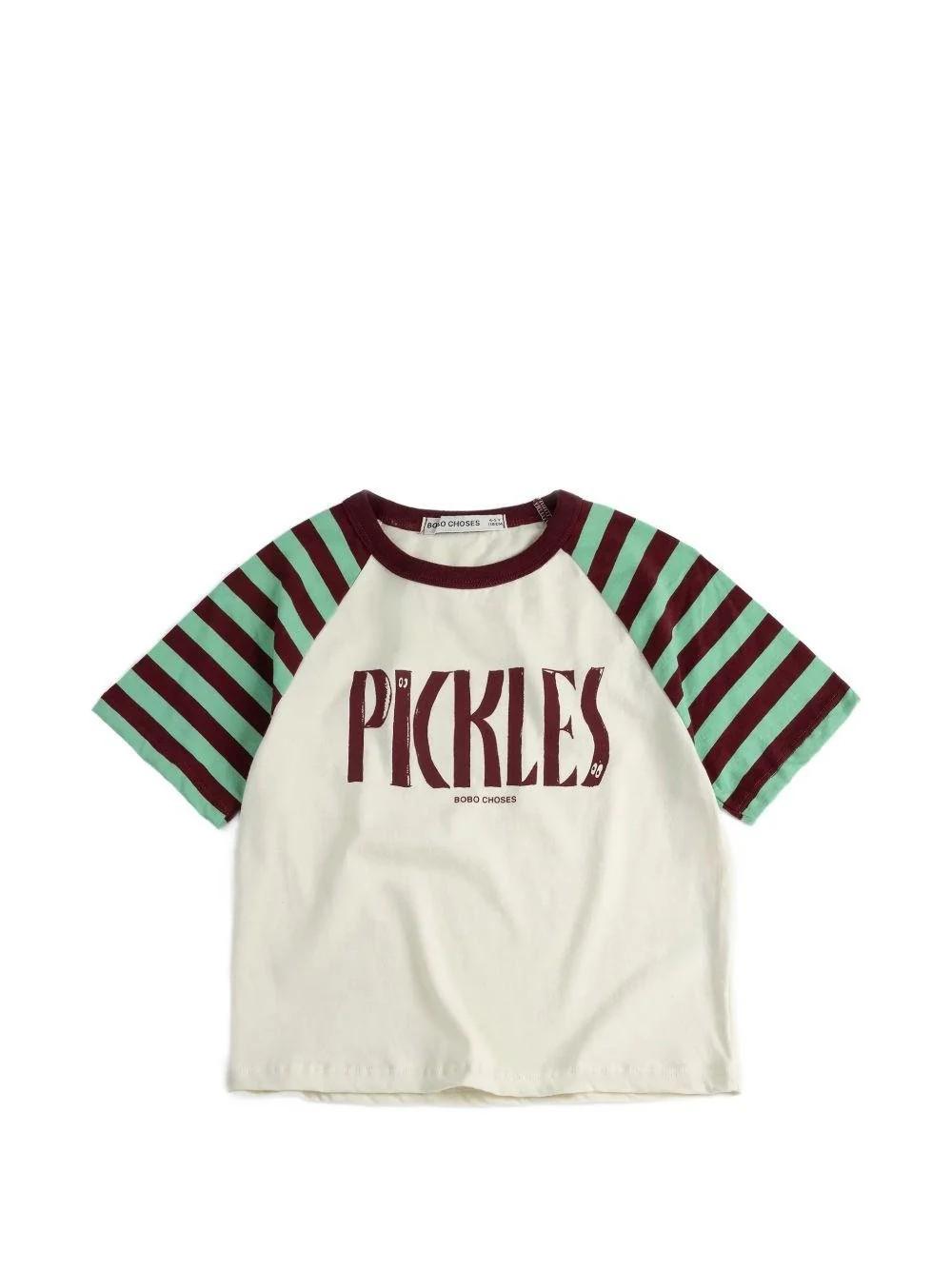 T-shirt con stampa Ppckles sul davanti B126AC021 199 BOBO CHOSES 