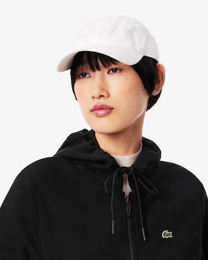 Felpa con cappuccio in pile con zip SF5256 031 LACOSTE 