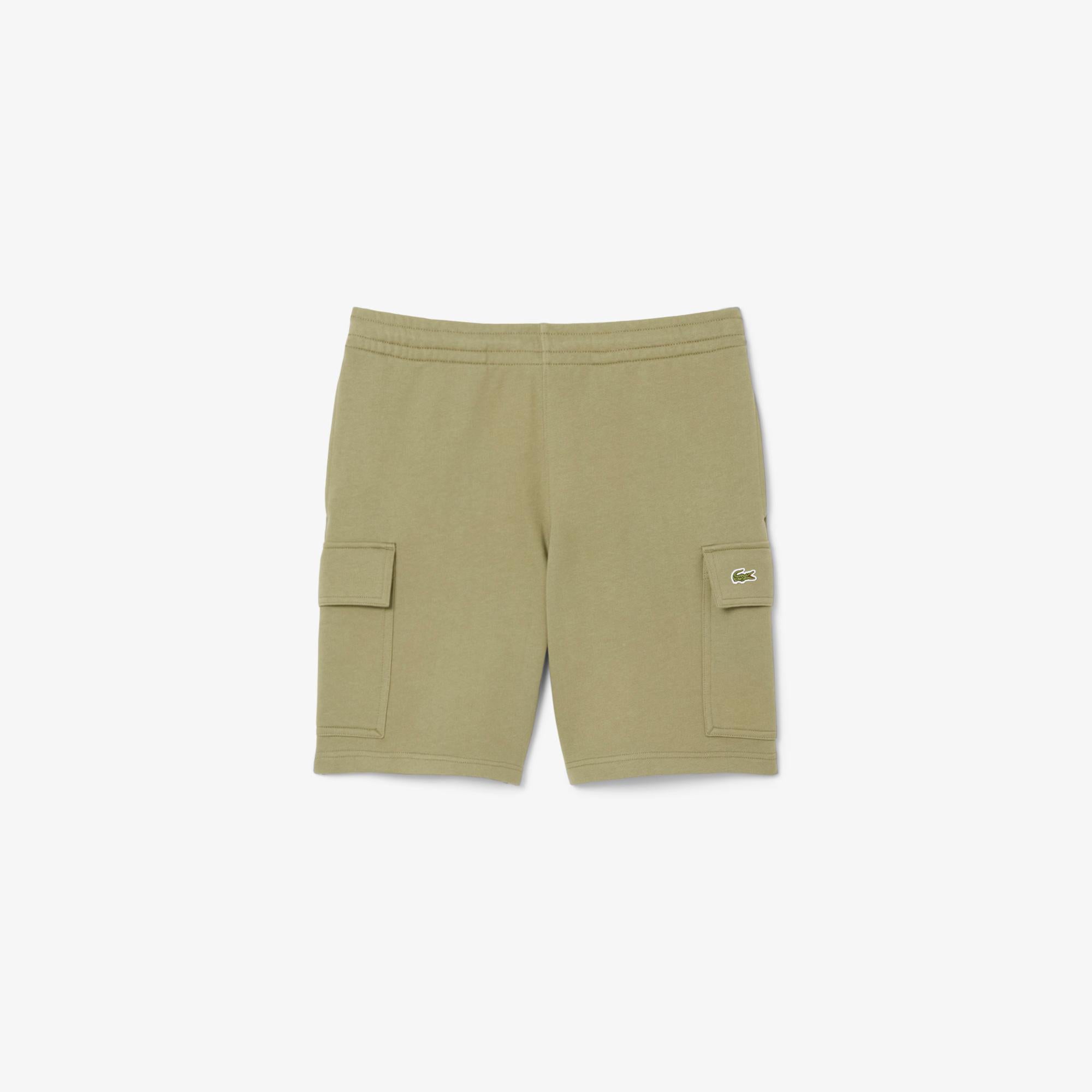 Shorts cargo in cotone felpato GH9743 BMY LACOSTE 