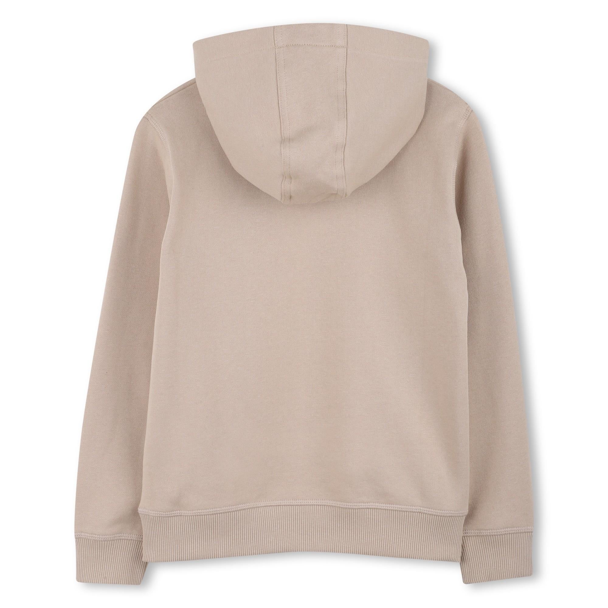 Felpa con cappuccio in misto cotone con logo stampato G00446 249 HUGO 