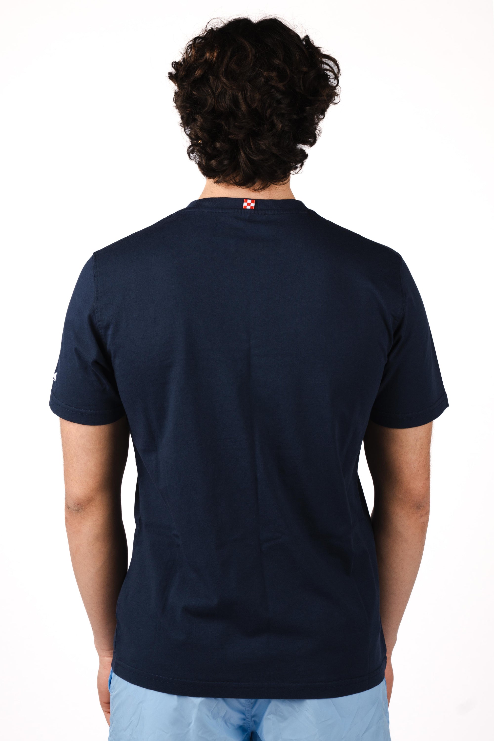 T-shirt Portofino con ricamo Miami POT0001 03248L MC2 SAINT BARTH 